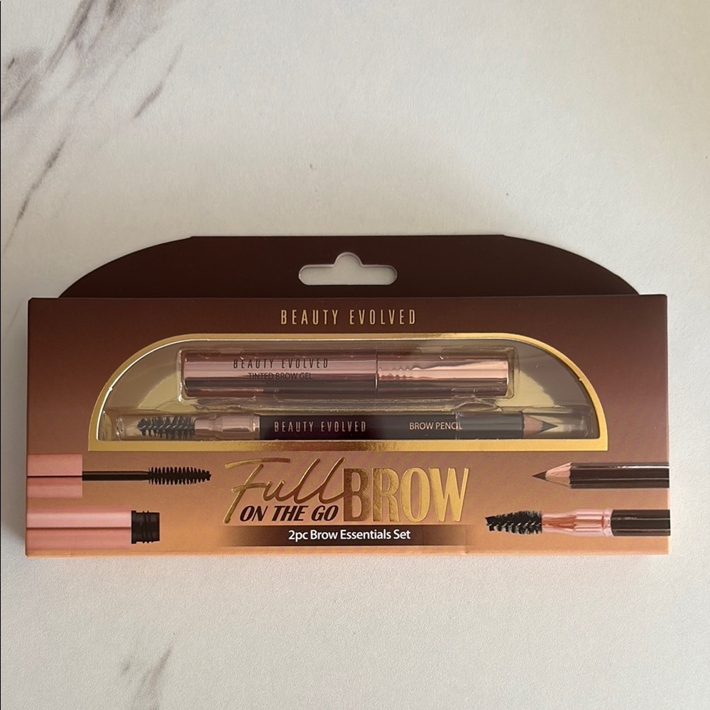 Brow Essentials Set - Black and Brown New in box